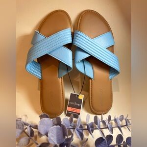 West loop blue sandals. NWT